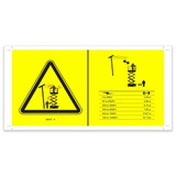 Genie Lift Part # 1293217GT - DECAL SYMBOL ELECTRIC HAZARD GS-1330m, EA