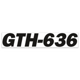 Genie Lift Part # 1257446GT - DECAL,COSMETIC,GENIE GTH636 SM, EA
