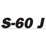 Genie Lift Part # 1294630GT - DECAL, BOOM, GENIE S-60 J, BLUE, EA