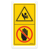 Genie Lift Part # 1299209GT - DECAL CRUSHING HAZARD, EA