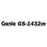 Genie Lift Part # 1309408GT - DECAL, BLACK, COSMETIC,GENIE GS-1432m, EA