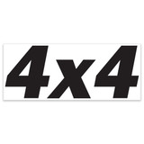 Genie Lift Part # 1294035GT - DECAL,COSMETIC,BLUE,IC POWER 4 X 4, EA