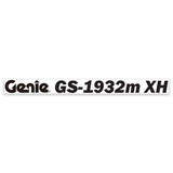 Genie Lift Part # 1309407GT - DECAL, BLACK, COSMETIC,GENIE GS-1932m XH, EA