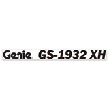 Genie Lift Part # 1307572GT - DECAL,COSMETIC,GS-1932XH, EA