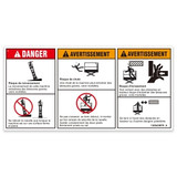 Genie Lift Part # 1305439FRGT - DECAL,DANGER/WARNING COMBO,H, EA