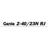 Genie Lift Part # 1299755GT - DECAL,GENIE Z40/23NRJ, BLACK, EA