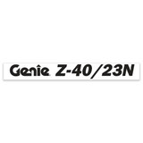 Genie Lift Part # 1299751GT - DECAL,GENIE Z40/23N, BLUE, EA