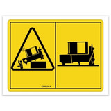 Genie Lift Part # 1299624GT - DECAL, SYMBOL, LOAD SHIFT HAZARD, EA