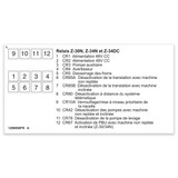 Genie Lift Part # 1298858FRGT - DECAL,RELAY LABEL,Z30/34 DC,FR, EA