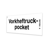Genie Lift Part # 28373DUGT - DECAL,FORK LIFT POCKET, EA