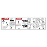 Genie Lift Part # 1306904FRGT - DECAL, 2 DECAL COMBO, MINI 2, EA