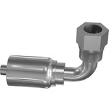 Genie Lift Part # 48806GT - HOSE END,FEM SW,90D,JIC,-4-4, EA