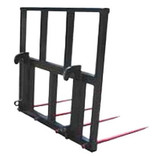 Haugen MTBS-SQH - Four 39" Conus 2 Tines Square Bale Spears for Telehandlers
