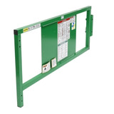 Genie Lift Part # 235097GTSB - PLAT EXT DECK RAIL ASSY,END,WO, SB GREEN, EA