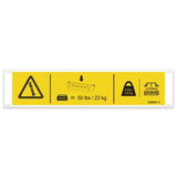 Genie Lift Part # 1322843GT - DECAL, DANGER, TOOL TRAY,SYMBOL, EA