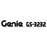 Genie Lift Part # 1323019GT - DECAL, COSM, GENIE GS-3232, EA
