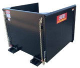 Haugen DH-150 - 1.50 Cubic Yard Telehandler Dump Hopper for Telehandlers & Forklifts