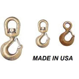 Haugen M-15TSH - 15 Ton Swivel Hook with Latch for Swivel Jibs, Spreader Bars & Industrial Jibs