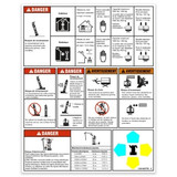 Genie Lift Part # 1321497FRGT | DECAL,DANGER/WARNING, WORD LABEL, GS2646, EA