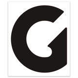 Genie Lift Part # 1332246GT | DECAL, COSMETIC, GENIE, G, BLACK, 209 X 251 MM, EA