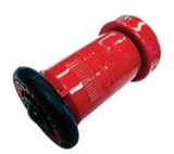 Close-up view of the Multiquip FIREN0Z15 fire fog nozzle showing its adjustable spray control and durable construction for reliable water discharge.