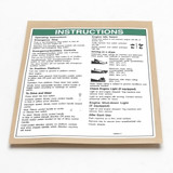 Genie Lift Part # 1000014GT - DECAL,NOTICE,OPER INST.S60, EA