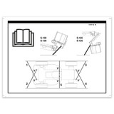 Genie Lift Part # 114112GT - DECAL,LABEL,TRANSPORT DIAGRAM, EA