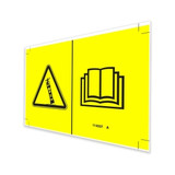 Genie Lift Part # 114337GT - DECAL SYMBOL TIP OVER LIMIT SWITCH, EA