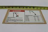 Genie Lift Part # 114390GT - DECAL,DANGER,ELECT HAZARD***, EA