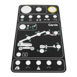 Genie Lift Part # 114465GT - DECAL GROUND CONTROL BOX, EA