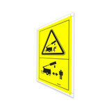 Genie Lift Part # 133066GT - DECAL,LABEL-CRUSH HAZ,TOWER, EA