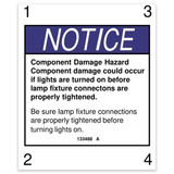 Genie Lift Part # 133488GT - DECAL,CAUTION TIGHTEN, EA