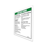 Genie Lift Part # 133586GT - DECAL,INSTRUCTIONS-OPER,GCP, EA