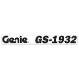 Genie Lift Part # 144118GT - DECAL,COSMETIC,GENIE,GS1932,BLK, EA