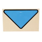 Genie Lift Part # 27206GT - DECAL,TRIANGLE,BLUE, EA