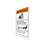 Genie Lift Part # 28162GT - DECAL,WARNING,CRUSHING, EA