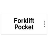 Genie Lift Part # 28373GT - DECAL,FORK LIFT POCKET, EA