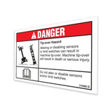 Genie Lift Part # 31060GT - DECAL,DANGER DO NOT ALTER SWTC, EA