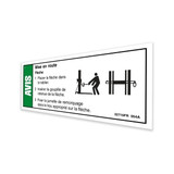 Genie Lift Part # 32716FRGT - DECAL,NOTICE BOOM SETUP, EA