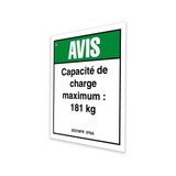 Genie Lift Part # 35578FRGT - DECAL,NOTICE,MAX CAPACITY 400, EA