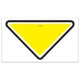 Genie Lift Part # 37056GT - DECAL,TRIANGLE,YELLOW, EA