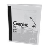 Genie Lift Part # 43645GT - MANUAL,OPERATORS,S40/45 2ND ED, EA