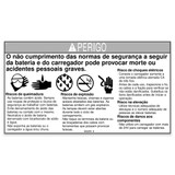 Genie Lift Part # 46262PBGT - DECAL,DANGER,BATTERY SAFETY, EA