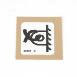 Genie Lift Part # 52475GT - DECAL LABEL TRANSPORT TIE DOWN*, EA