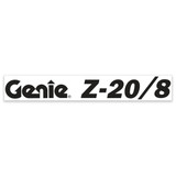 Genie Lift Part # 62935GT - DECAL,COSMETIC,GENIE Z-20/8, EA