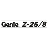 Genie Lift Part # 62937GT - DECAL,COSMETIC,GENIE Z-25/8, EA