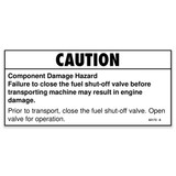 Genie Lift Part # 65172GT - DECAL,CAUTION,COMP DAMAGE, EA