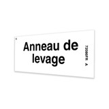 Genie Lift Part # 72086FRGT - DECAL,LABEL,LIFTING EYE, EA