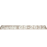 Genie Lift Part # 72973GT - DECAL,COSMETIC,GENIE GS-2632, EA