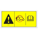 Genie Lift Part # 82473GT - DECAL SYMBOL COMP ACCESS, EA